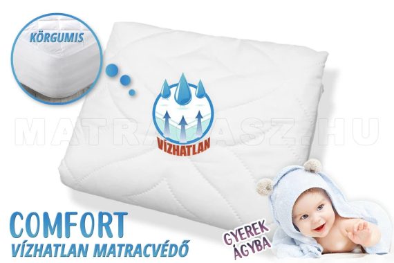 AlvásStúdió Comfort vízhatlan gyerek matracvédő (körgumis) 60x120