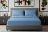 Alvásstúdió Jersey gumis lepedő Blau 120x200 cm