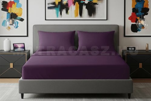 Alvásstúdió Jersey gumis lepedő Brombeer 120x200 cm