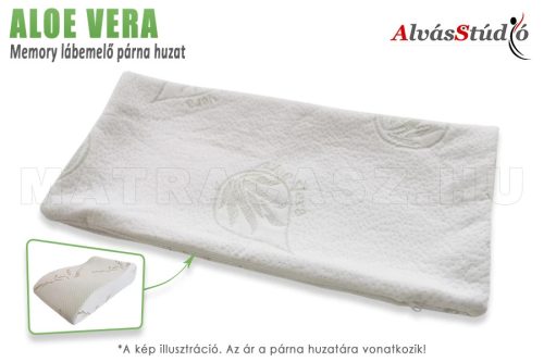 AlvásStúdió memory lábemelő párna huzat - Aloe Vera 