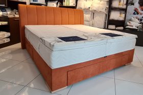   Billerbeck Bed - boxos, fix platós, OUTLET ágy 3 ágyneműtartó fiókkal 180x200 (soroksári út)
