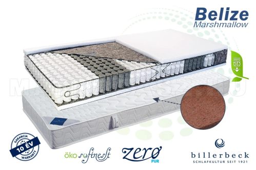 Billerbeck Belize Marshmallow táskarugós matrac kókusz kényelmi réteggel 110x200