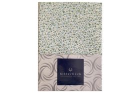   Billerbeck Bianka 2 részes pamut ágyneműhuzat - zöld virágos