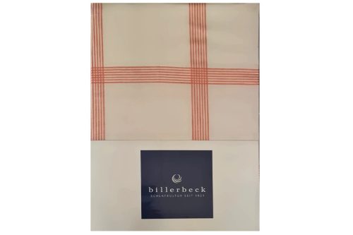 Billerbeck Bianka 3 részes pamut ágyneműhuzat - bézs kocka mintás