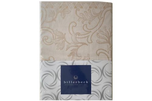Billerbeck Bianka 4 részes pamut ágyneműhuzat - beige mintás
