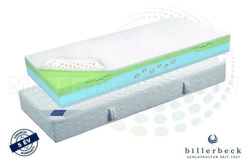 Billerbeck Davos 7 zónás hideghab matrac öntött latex padozattal 150x200