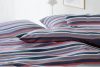Elegante 3 részes Mako-szatén ágyneműhuzat - COLOR STRIPE