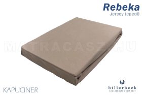   Billerbeck Rebeka Jersey gumis lepedő Kapucíner 90-100x200 cm