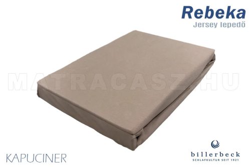 Billerbeck Rebeka Jersey gumis lepedő Kapucíner 90-100x200 cm
