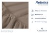 Billerbeck Rebeka Jersey gumis lepedő Kapucíner 90-100x200 cm