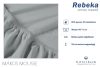 Billerbeck Rebeka Jersey gumis lepedő Mákos Mousse 180-200x200 cm