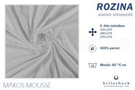 Billerbeck Rozina pamut lepedő - Mákos mousse 170x275 cm
