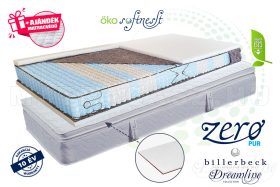   Billerbeck San Remo 9 zónás táskarugós matrac Öko SoftneSst padozattal 80x200