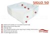 Best Dream Siglo 50 nagy teherbírású kemény hideghab matrac 200x220 cm - ajándék memory párnával