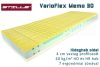 VarioFlex Memo 30 zónázott memory matrac 80x200 3D Tencel huzattal