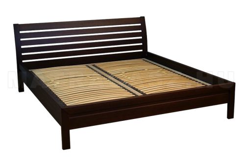 Lisszabon OUTLET bükk ágy 160x200  olivabarna színben