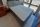Toscana világoskék OUTLET boxspring szövet ágy 180x200 (Soroksári út)
