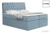 Toscana világoskék OUTLET boxspring szövet ágy 180x200 (Soroksári út)