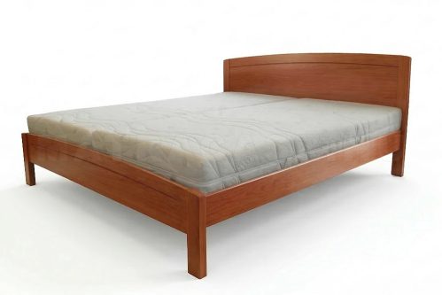 Athén tömör bükk ágykeret díszbemarással 90x200