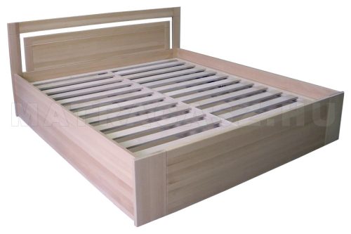 Márk ágyneműtartós bükk ágy 140x200