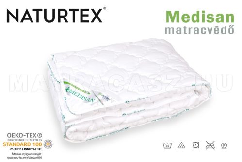 Medisan Steppelt pamut matracvédő - Naturtex 160x200