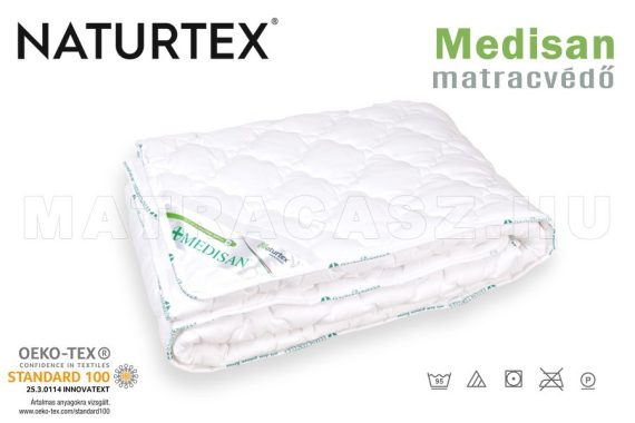 Medisan Steppelt pamut matracvédő - Naturtex 200x200