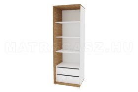   Manhattan 3 polcos, 2 fiókos baloldali gardróbszekrény elem (60 cm)