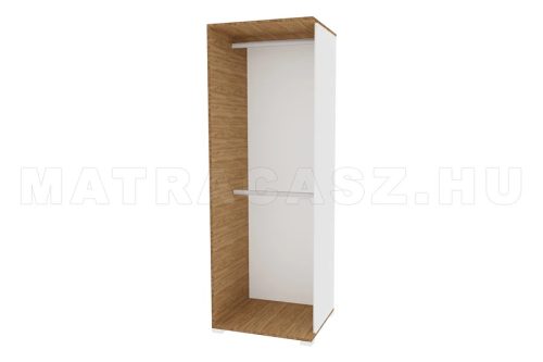Manhattan akasztós baloldali gardróbszekrény elem ruhaliftel (70 cm)