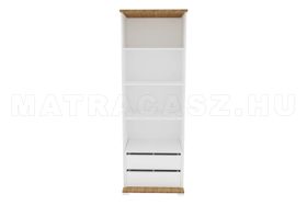   Manhattan 3 polcos, 2 fiókos középső gardróbszekrény elem (60 cm)