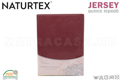 Naturtex Jersey gumis lepedő cherry 90-100x200 cm