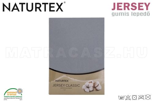 Naturtex Jersey gumis lepedő grafit szürke 180-200x200 cm