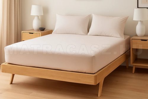 Naturtex Jersey gumis lepedő Peach 180-200x200 cm