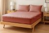 Naturtex Jersey gumis lepedő Terracotta 140-160x200 cm
