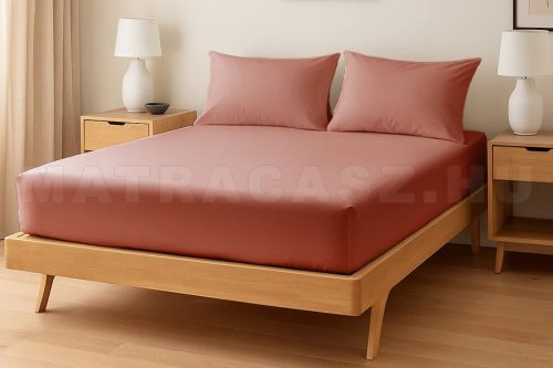 Naturtex Jersey gumis lepedő Terracotta 140-160x200 cm