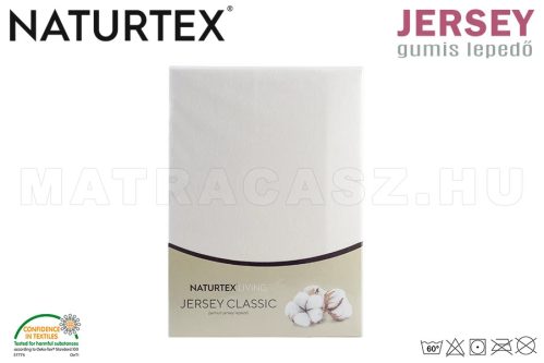 Naturtex Jersey gumis lepedő vanília 180-200x200 cm