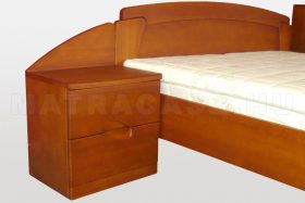 Vigo éjjeliszekrény bükk 2 fiókos vitorlás balos