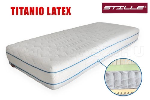 Titanio Latex táskarugós matrac 100x190