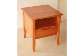 Velence éjjeliszekrény bükk felül polcos-fiókos