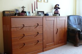 Vigo bükk komód 80 x 90 x 45