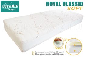   ViscoMed Royal Classic SOFT memory matrac 80x200 steppelt aloevera