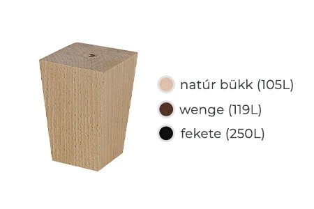 H75 fa ágyláb