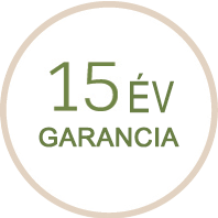 15 év garancia